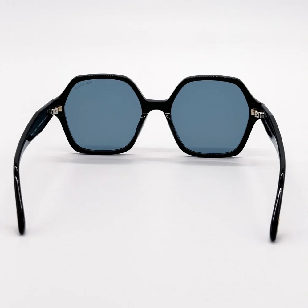 NEW TOM FORD ROMY TF1032/F 01A WOMEN SUNGLASSES FT1032/F/S BLACK BLUE EYEWEAR